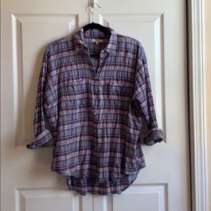 Madewell Plaid Button Up